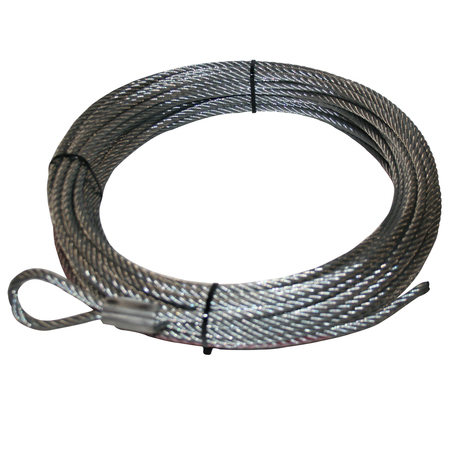 BULLDOG WINCH Wire Rope, 10002 21/64" x 100' (8.3mm x 30.5m) 20109